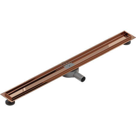 Mexen Flat 360° korpus do odpływu liniowego obrotowy 80 cm, różowe złoto - 1640090