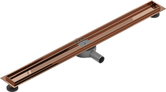Mexen Flat 360° korpus do odpływu liniowego obrotowy 80 cm, różowe złoto - 1640090