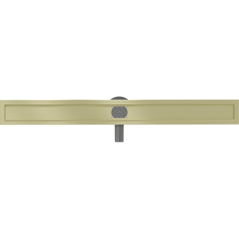 Mexen Flat 360° korpus do odpływu liniowego obrotowy 80 cm, złoty szczotkowany - 1A40080