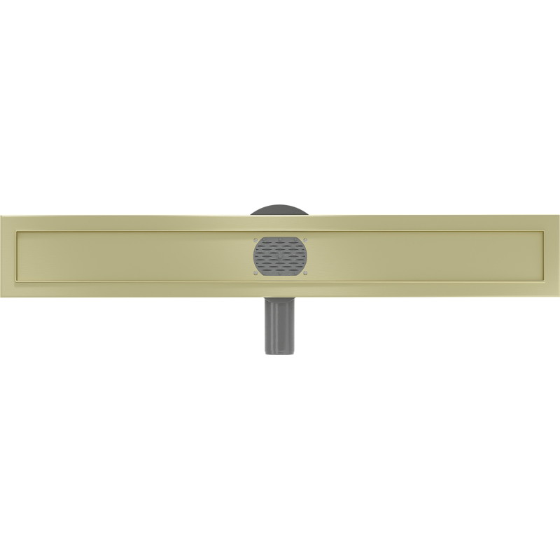 Mexen Flat 360° korpus do odpływu liniowego obrotowy 50 cm, złoty szczotkowany - 1A40050