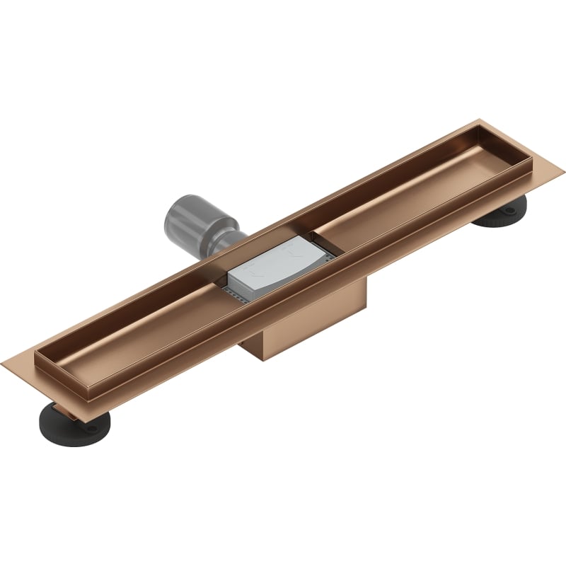 Mexen Flat korpus do odpływu liniowego 60 cm, miedź szczotkowana - 1C15060