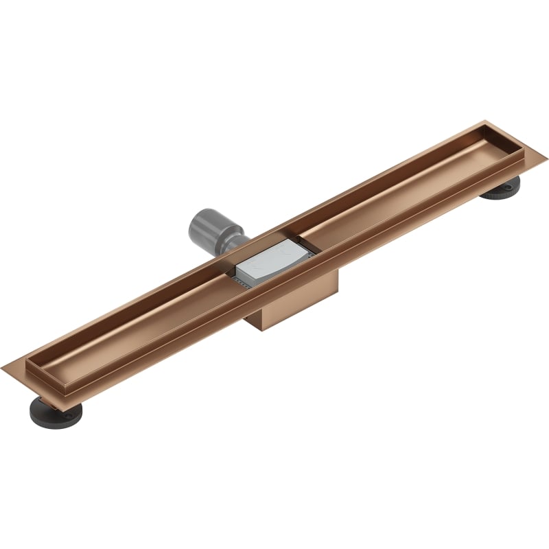 Mexen Flat korpus do odpływu liniowego 80 cm, miedź szczotkowana - 1C15080