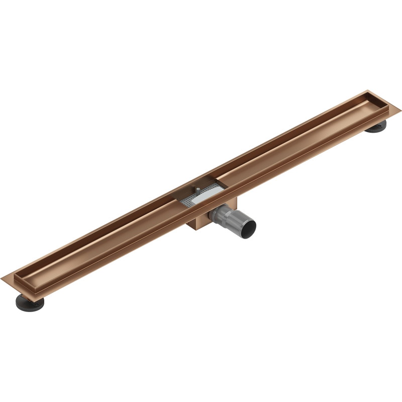 Mexen Flat korpus do odpływu liniowego 100 cm, miedź szczotkowana - 1C15100