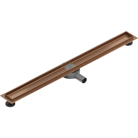 Mexen Flat 360° korpus do odpływu liniowego obrotowy 80 cm, miedź szczotkowana - 1C40080
