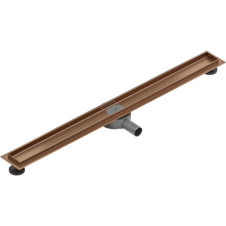 Mexen Flat 360° korpus do odpływu liniowego obrotowy 90 cm, miedź szczotkowana - 1C40090