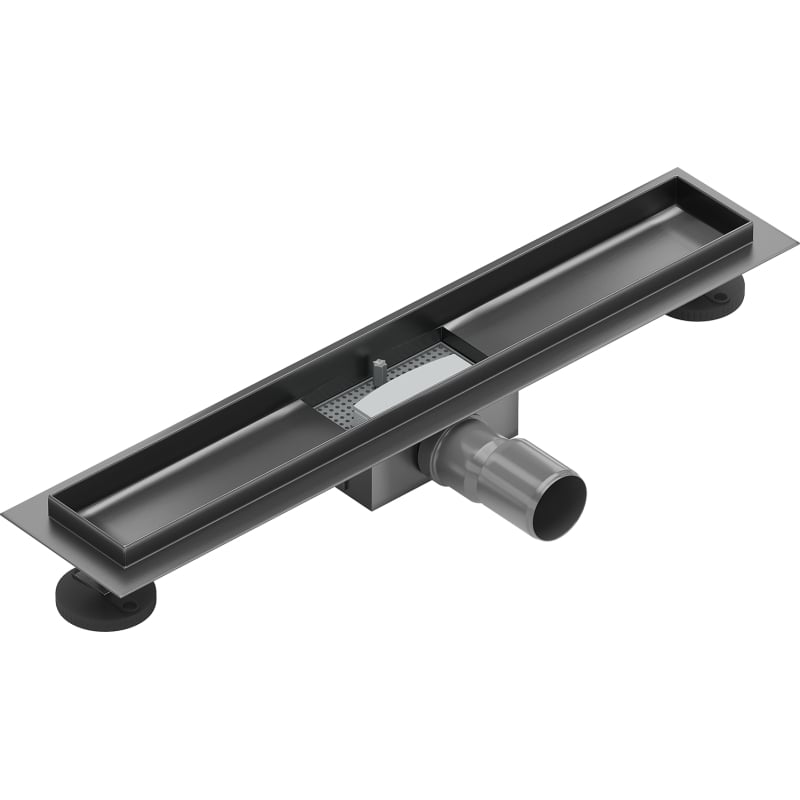 Mexen Flat korpus do odpływu liniowego 60 cm, gun gray szczotkowany - 1E15060