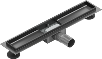 Mexen Flat korpus do odpływu liniowego 60 cm, gun gray szczotkowany - 1E15060