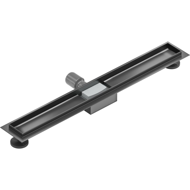 Mexen Flat korpus do odpływu liniowego 70 cm, gun gray szczotkowany - 1E15070