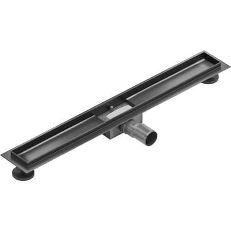 Mexen Flat korpus do odpływu liniowego 80 cm, gun gray szczotkowany - 1E15080