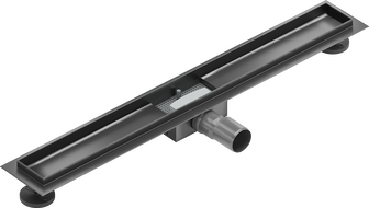 Mexen Flat korpus do odpływu liniowego 80 cm, gun gray szczotkowany - 1E15080