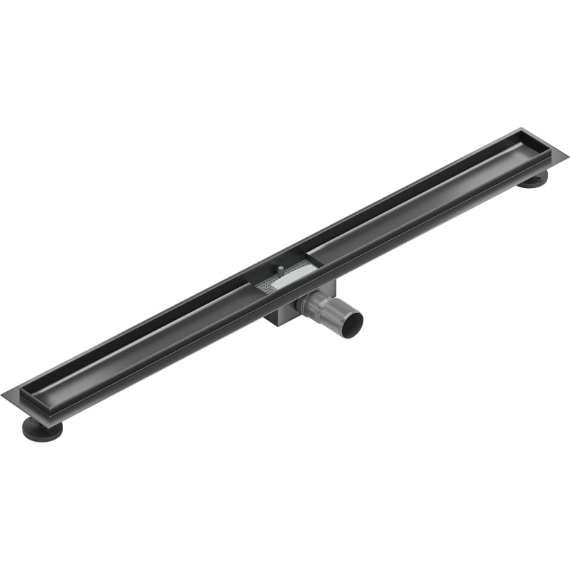 Mexen Flat korpus do odpływu liniowego 100 cm, gun gray szczotkowany - 1E15100