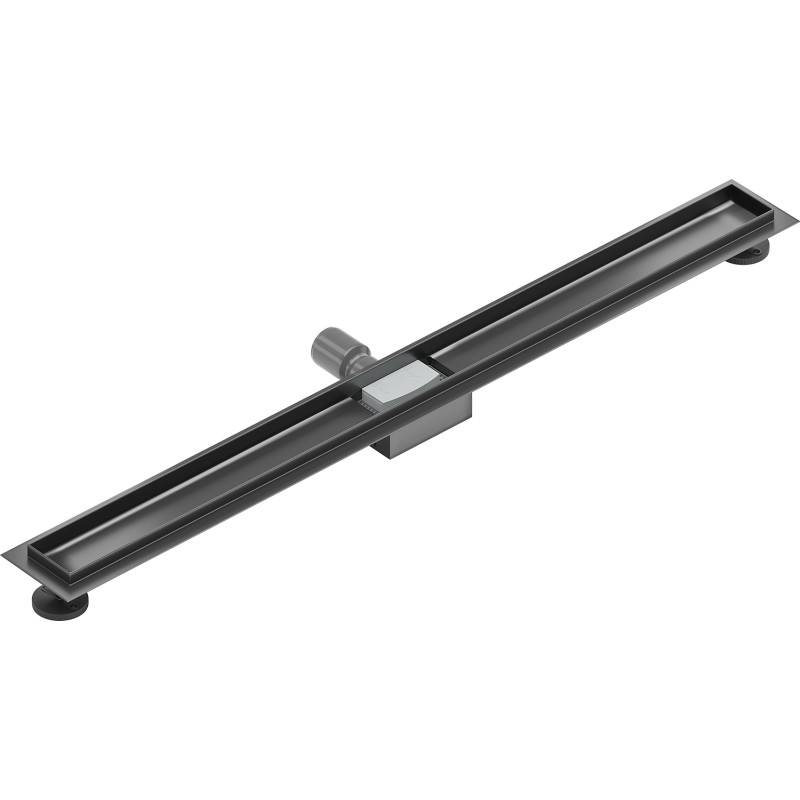 Mexen Flat korpus do odpływu liniowego 100 cm, gun gray szczotkowany - 1E15100