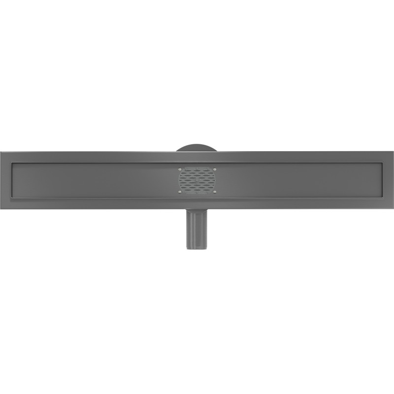 Mexen Flat 360° korpus do odpływu liniowego obrotowy 50 cm, gun gray szczotkowany - 1E40050