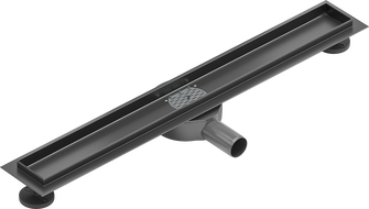 Mexen Flat 360° korpus do odpływu liniowego obrotowy 60 cm, gun gray szczotkowany - 1E40060