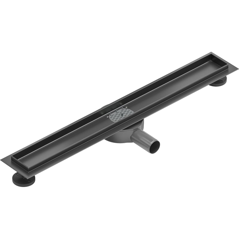 Mexen Flat 360° korpus do odpływu liniowego obrotowy 70 cm, gun gray szczotkowany - 1E40070