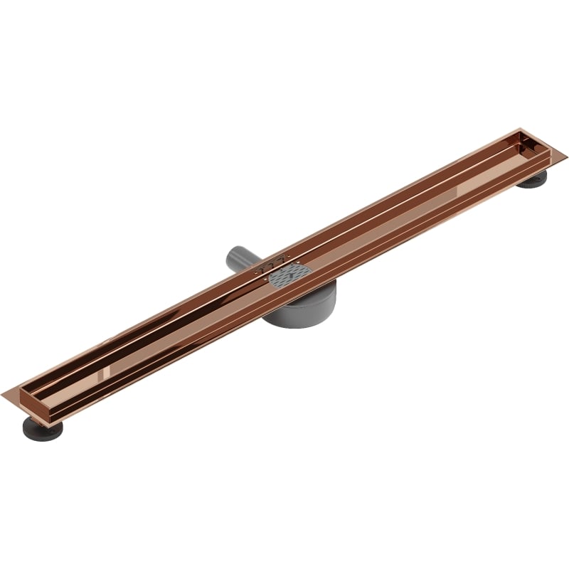 Mexen Flat 360° korpus do odpływu liniowego obrotowy 80 cm, różowe złoto - 1640080
