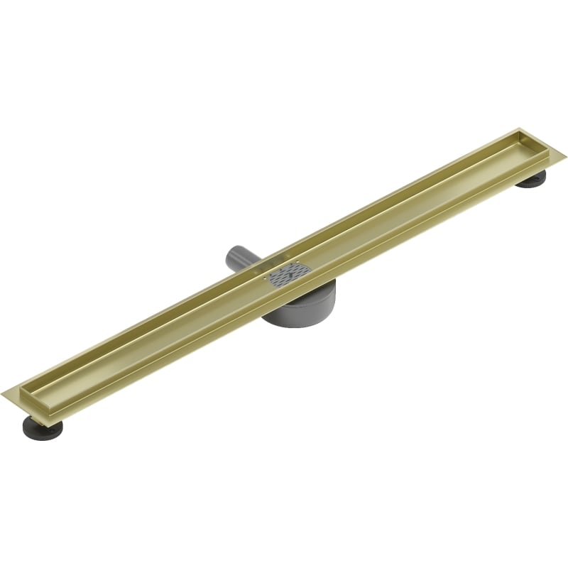 Mexen Flat 360° korpus do odpływu liniowego obrotowy 100 cm, złoty szczotkowany - 1A40100