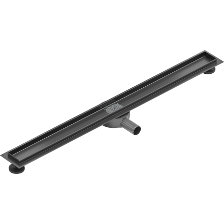 Mexen Flat 360° korpus do odpływu liniowego obrotowy 80 cm, gun gray szczotkowany - 1E40080