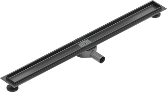 Mexen Flat 360° korpus do odpływu liniowego obrotowy 90 cm, gun gray szczotkowany - 1E40090