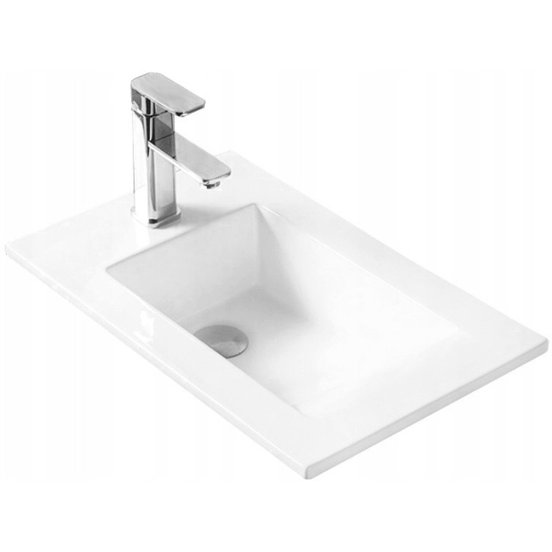 Mexen Alir umywalka wpuszczana w blat 34 x 55 cm, biała - 25503400