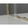 Mexen Exo-S Duo 3S kabina prysznicowa 3-ścienna rozsuwana 200 x 75 cm, transparent, złota - 8152-200-075-50-00-3S