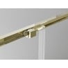 Mexen Exo-3S kabina prysznicowa 3-ścienna rozsuwana 180 x 85 cm, transparent, złota - 8152-180-085-50-00-3S