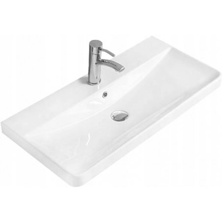 Mexen Dagna umywalka wpuszczana w blat 81 x 39 cm, biała - 21998000