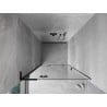 Mexen Mist-H L drzwi prysznicowe uchylne lewe 120 cm, transparent, czarne - 8A5L-120-000-70-00-L
