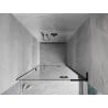 Mexen Mist-H L drzwi prysznicowe uchylne prawe 120 cm, transparent, czarne - 8A5L-120-000-70-00-P