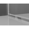 Mexen Exo-BR 3S kabina prysznicowa 3-ścienna uchylna 95 x 75 cm, transparent, chrom - 8181-095-075-01-00-3S