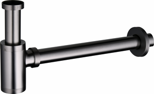 Mexen półsyfon umywalkowy okrągły, gun gray szczotkowany - 79950-66