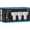 Mexen Nova 3x żarówka LED GU10, 3W, Ciepła - 3000K, 315 lm - L107-GU10-0330-01x03