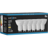 Mexen Nova 6x żarówka LED GU10, 9W, Ciepła - 3000K, 945 lm - L108-GU10-0930-01x06