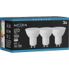 Mexen Nova 3x żarówka LED GU10, 10W, Neutralna - 4000K, 1055 lm - L108-GU10-1040-01x03
