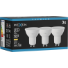 Mexen Nova 3x żarówka LED GU10, 10W, Ciepła - 3000K, 1055 lm - L108-GU10-1030-01x03