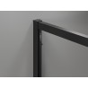 Mexen Exo-S 3S kabina prysznicowa 3-ścienna rozsuwana 180 x 95 cm, transparent, czarna - 8151-180-095-70-00-3S