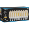 Mexen Vintis 10x żarówka filament LED E14, C35, 4W, Ciepła - 2200K, 400 lm, amber - L154-E14-0422-50x10