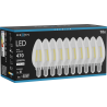 Mexen Vintis 10x żarówka filament LED E14, C35, 4W, Neutralna - 4000K, 470 lm, clear - L154-E14-0427-00x10