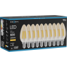 Mexen Vintis 10x żarówka filament LED E14, C35, 6W, Ciepła - 2200K, 600 lm, amber - L154-E14-0622-50x10