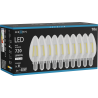 Mexen Vintis 10x żarówka filament LED E14, C35, 6W, Neutralna - 4000K, 720 lm, clear - L154-E14-0640-00x10
