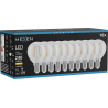 Mexen Vintis 10x żarówka filament LED E14, G45, 2W, Ciepła - 2700K, 240 lm, clear - L156-E14-0227-00x10