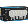 Mexen Vintis 6x żarówka filament LED E14, G45, 4W, Neutralna - 4000K, 470 lm, clear - L156-E14-0427-00x06