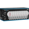 Mexen Vintis 10x żarówka filament LED E27, G45, 4W, 55 lm, red - L156-E27-04XX-45x10