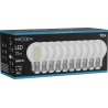 Mexen Vintis 10x żarówka filament LED E27, G45, 4W, 55 lm, green - L156-E27-04XX-46x10