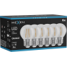 Mexen Vintis 6x żarówka filament LED E27, G45, 4W, 55 lm, orange - L156-E27-04XX-48x06