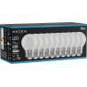 Mexen Vintis 10x żarówka filament LED E27, G45, 2W, Neutralna - 4000K, 240 lm, clear - L156-E14-0227-00x10