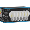 Mexen Vintis 6x żarówka filament LED E27, G45, 4W, Neutralna - 4000K, 470 lm, clear - L156-E27-0427-00x06