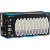 Mexen Vintis 10x żarówka filament LED E27, C35, 6W, Neutralna - 4000K, 720 lm, clear - L154-E27-0640-00x10