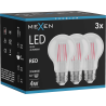 Mexen Vintis 3x żarówka filament LED E27, A60, 4W, 55 lm, red - L150-E27-04XX-45x03