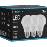 Mexen Vintis 3x żarówka filament LED E27, A60, 4W, 55 lm, blue - L150-E27-04XX-47x03